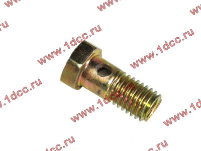 Болт пустотелый М10х1,5 (штуцер топливный) H HOWO (ХОВО)  фото 1 Самара
